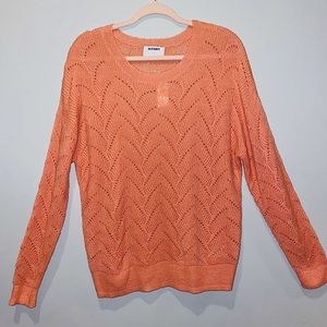 Women’s Old Navy size Large peach colored sweater